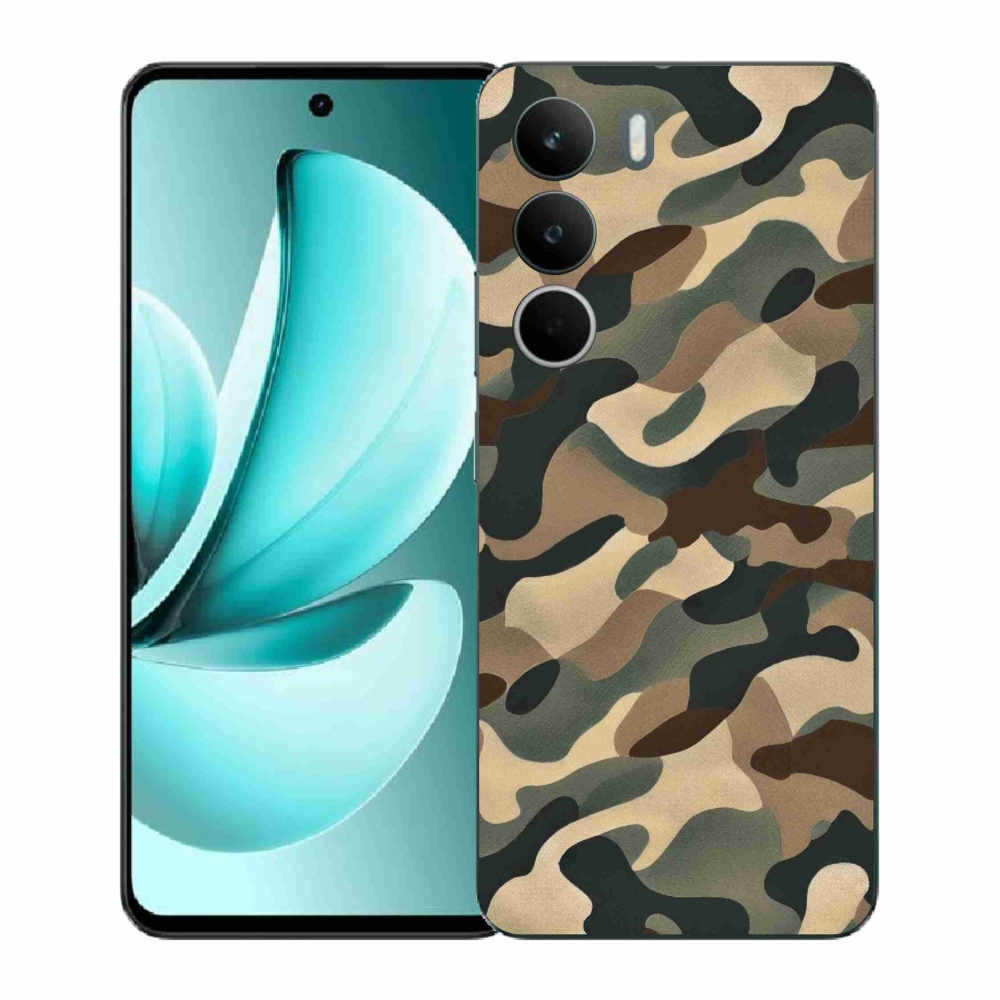 Gélový kryt mmCase na Realme C71 - maskáčový vzor 11