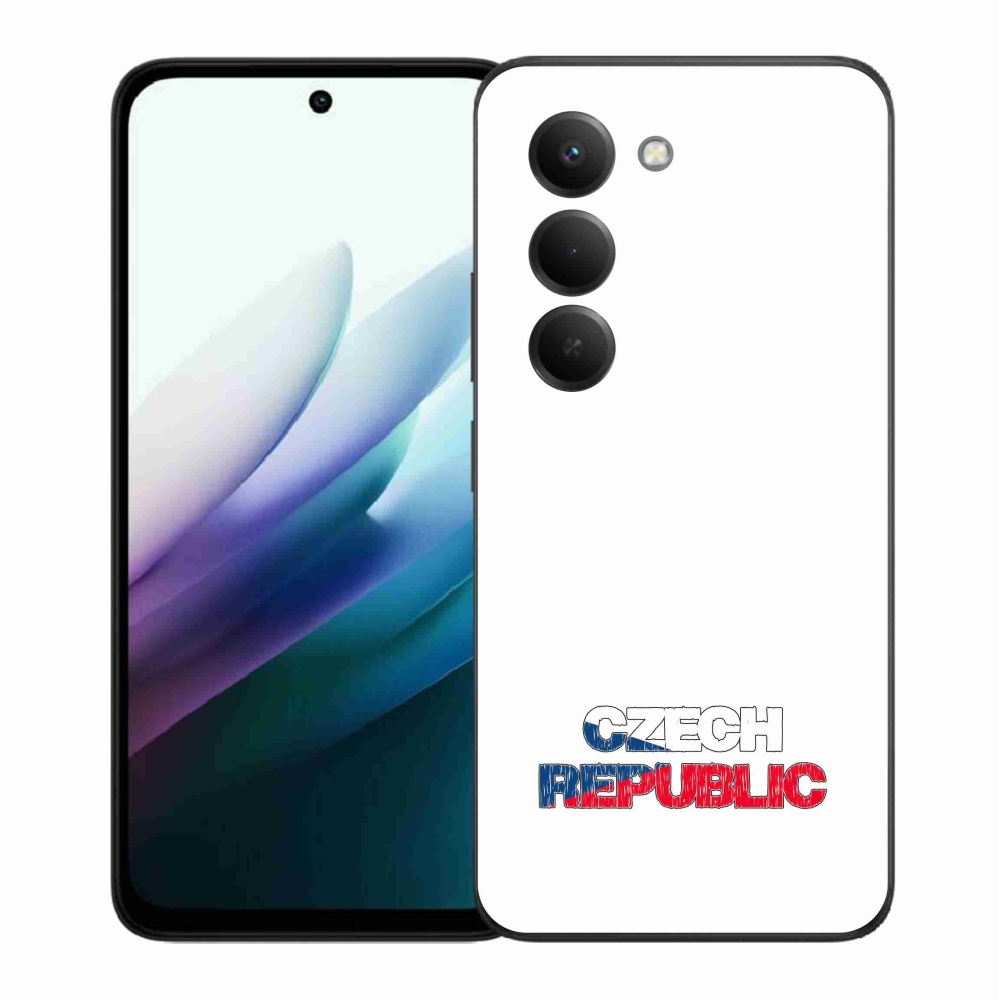 Gélový kryt mmCase na Xiaomi Redmi 15 4G/5G (171mm) - Czech Republic biele pozadie