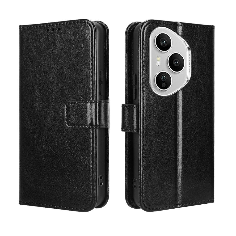 Crazy knižkové puzdro na Honor 400 Pro - čierne