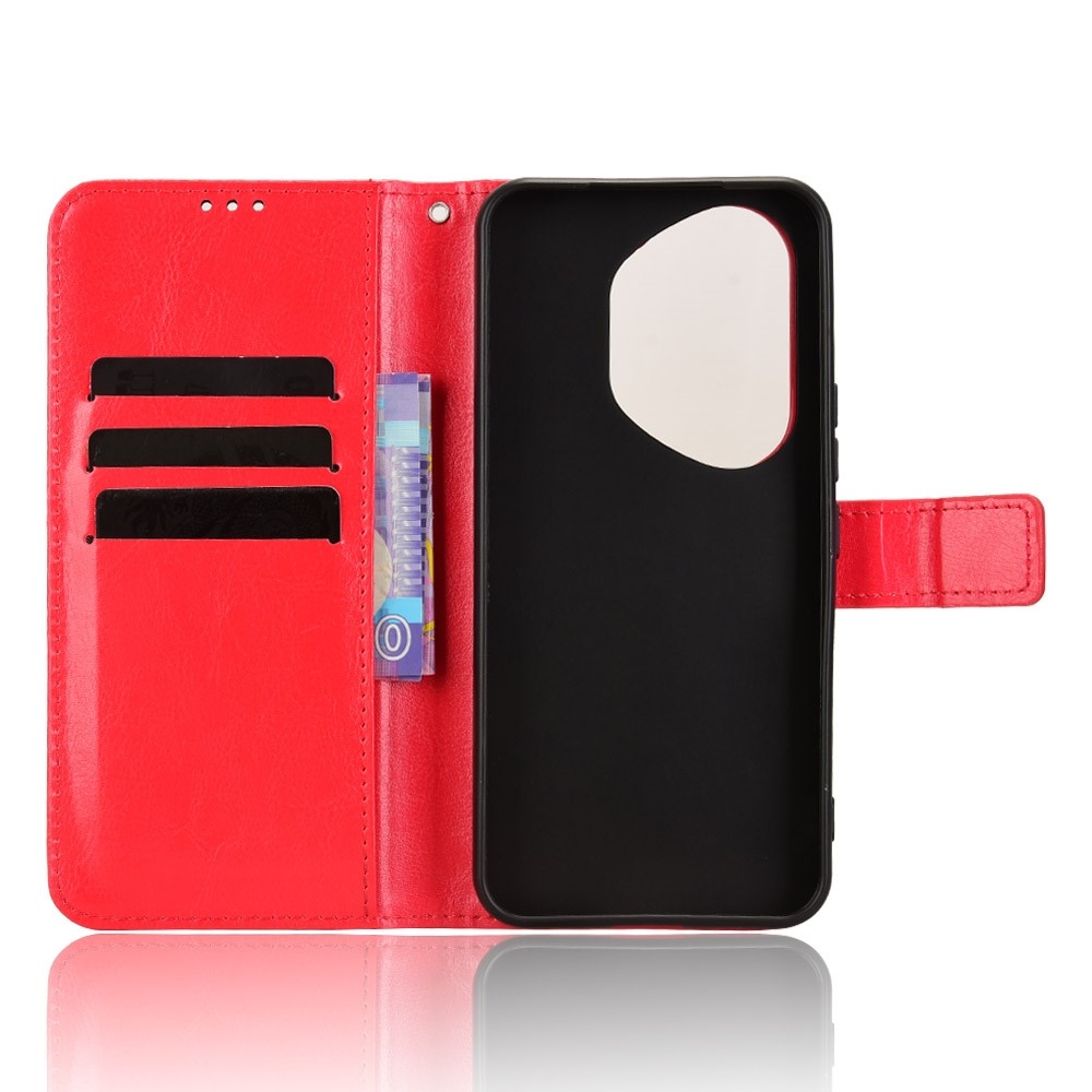 Crazy knižkové puzdro na Honor 400 Pro - červené