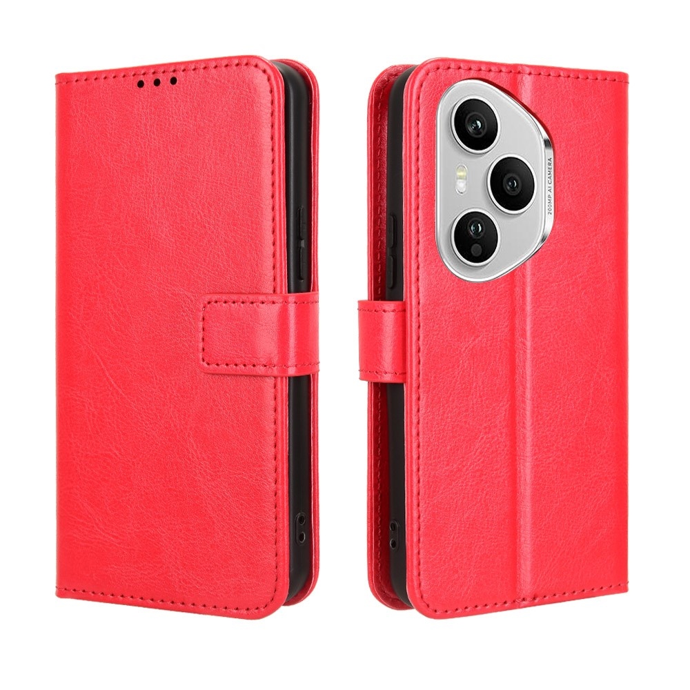 Crazy knižkové puzdro na Honor 400 Pro - červené