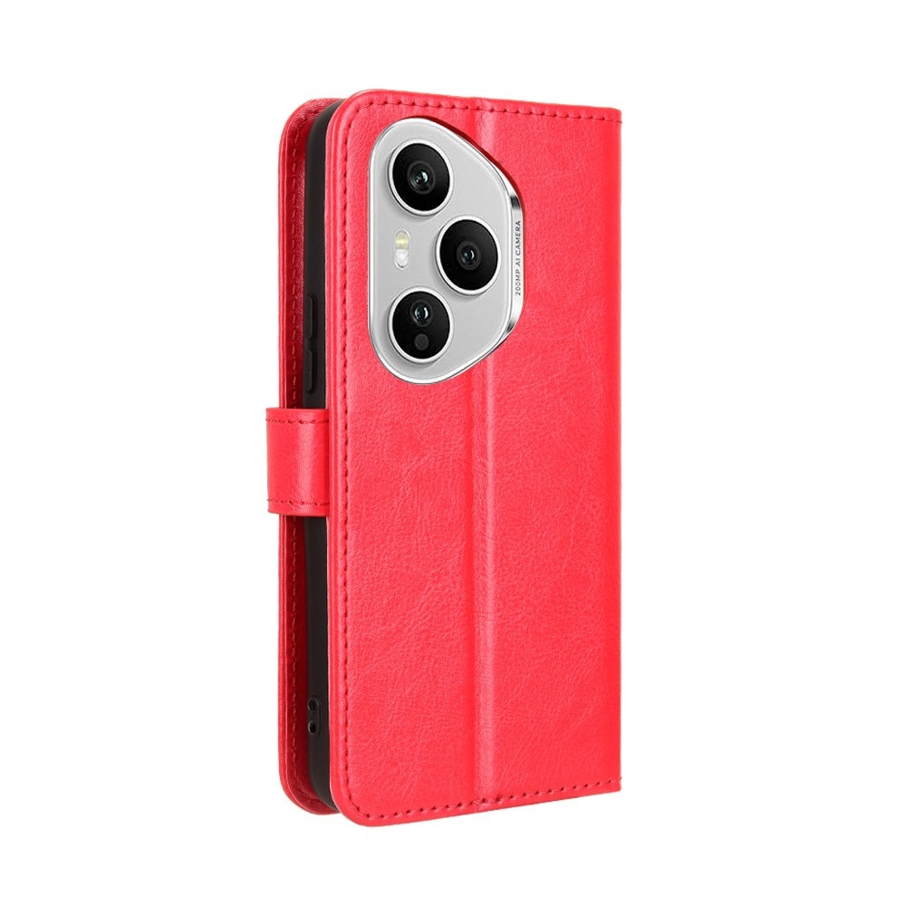 Crazy knižkové puzdro na Honor 400 Pro - červené