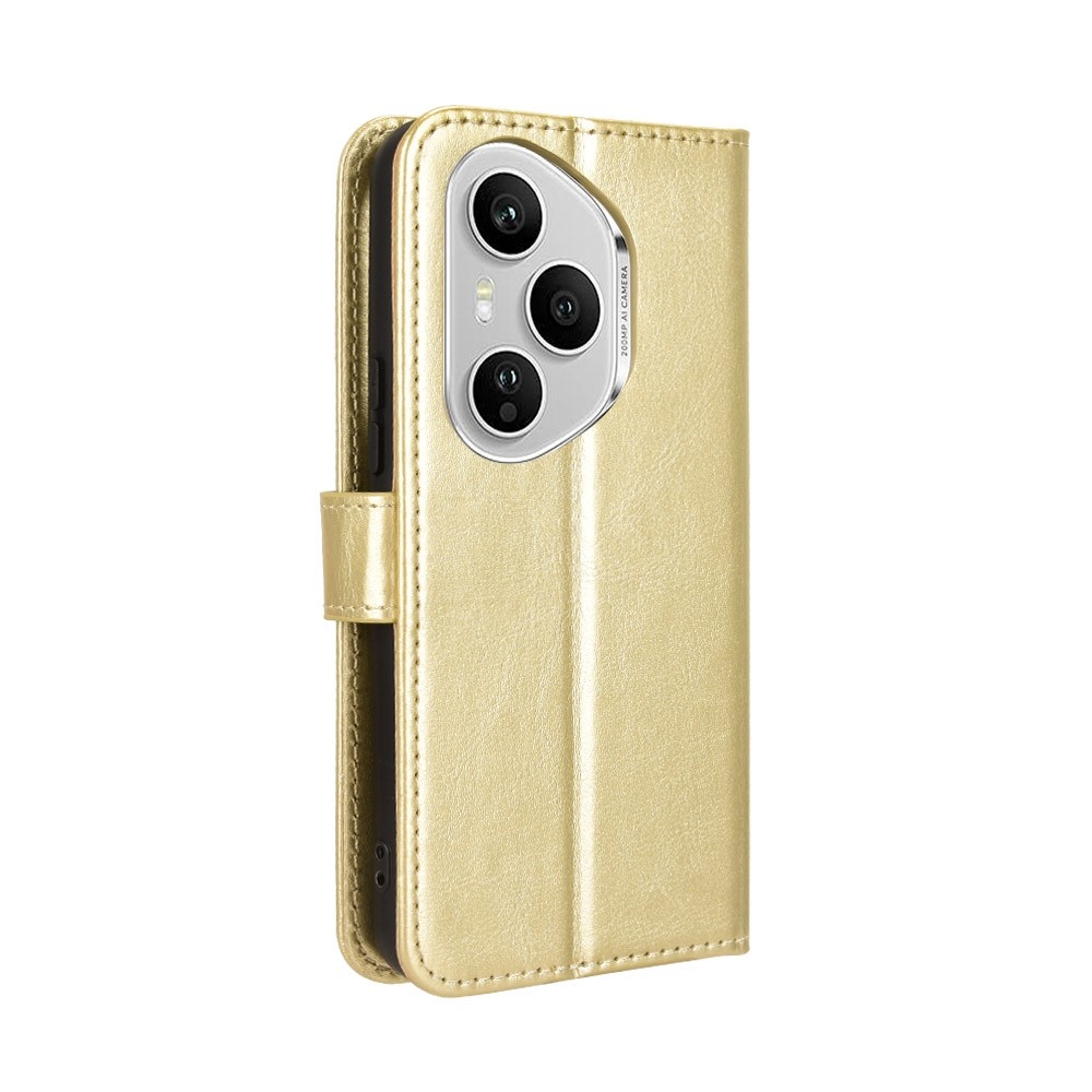 Crazy knižkové puzdro na Honor 400 Pro - zlaté