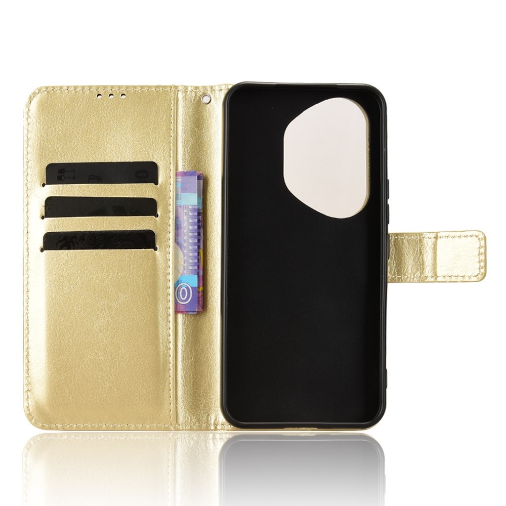 Crazy knižkové puzdro na Honor 400 Pro - zlaté