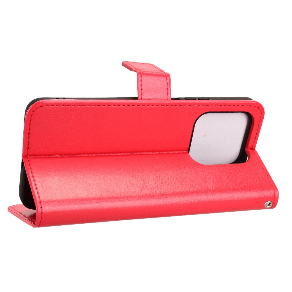 Crazy knižkové puzdro na Honor 400 Smart 5G/4G/Honor X7d - červené