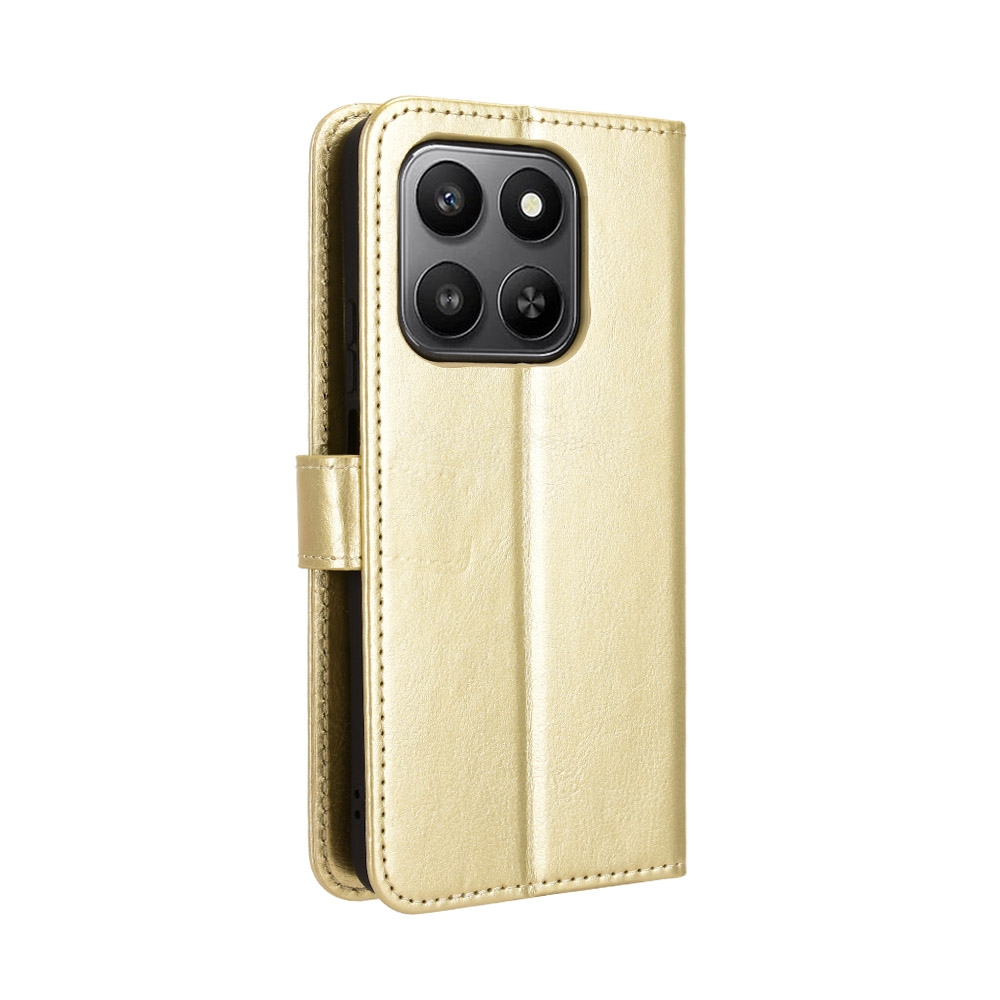 Crazy knižkové puzdro na Honor 400 Smart 5G/4G/Honor X7d - zlaté