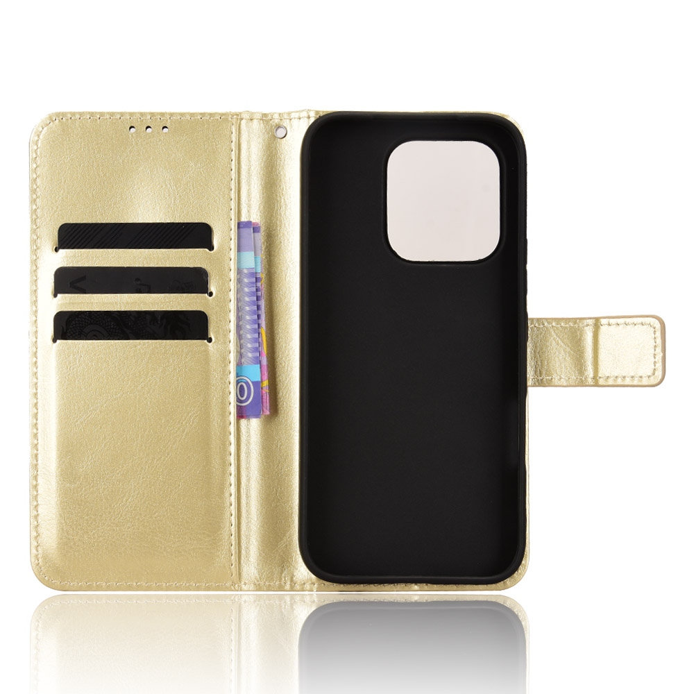 Crazy knižkové puzdro na Honor 600 Lite 5G - zlaté