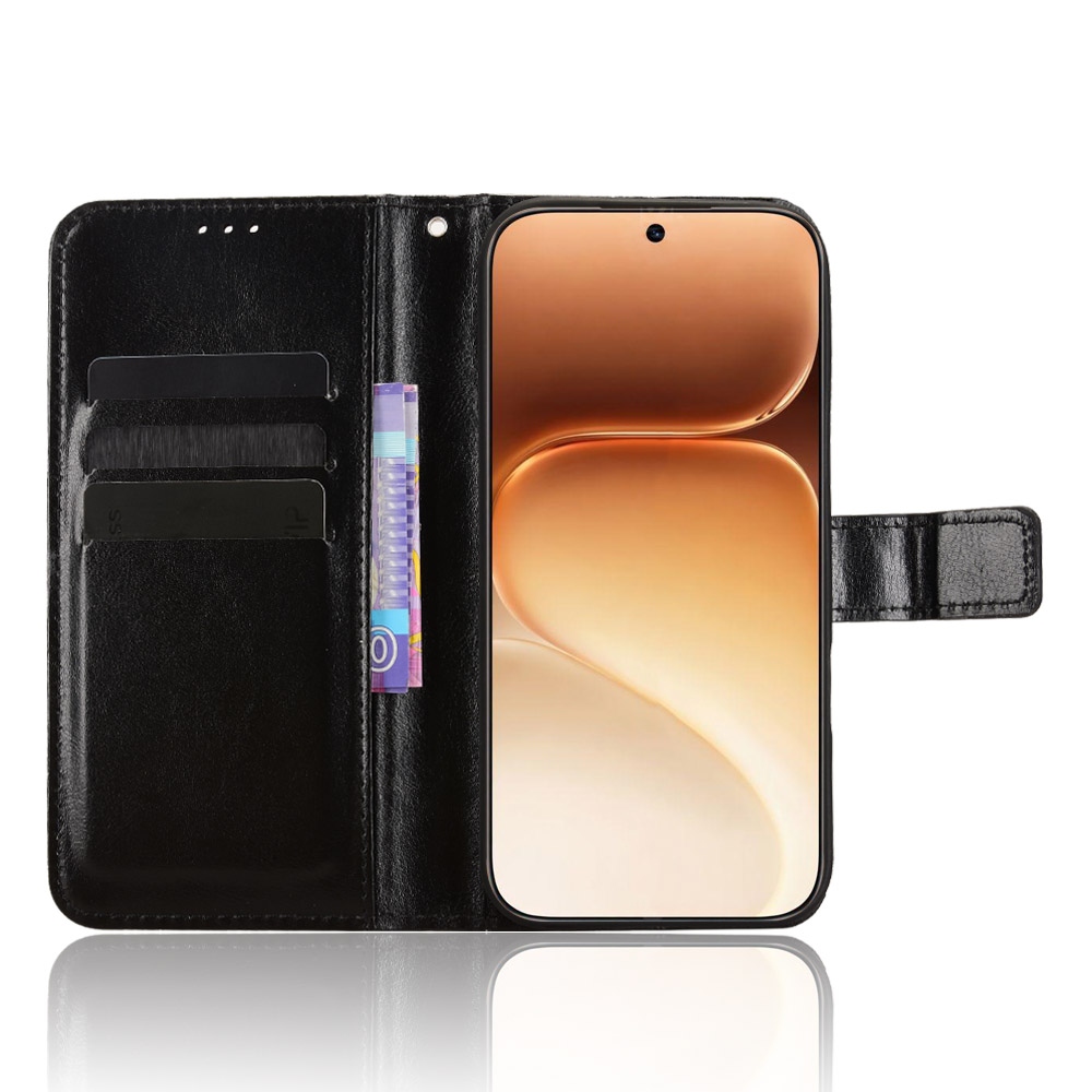 Crazy knižkové púzdro na Honor 600 Pro 5G/Honor 600 5G - čierne