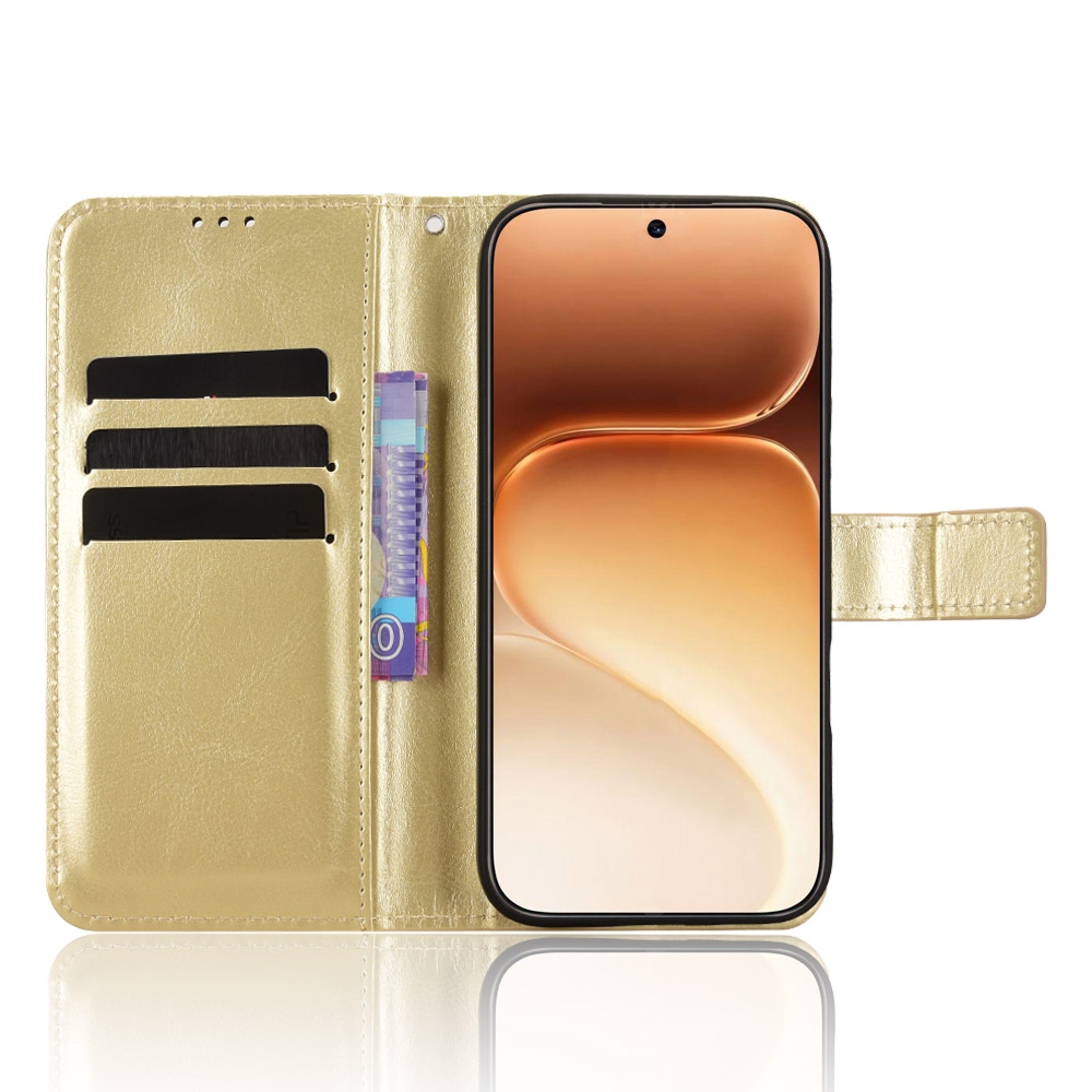 Crazy knižkové puzdro na Honor 600 Pro 5G/Honor 600 5G - zlaté