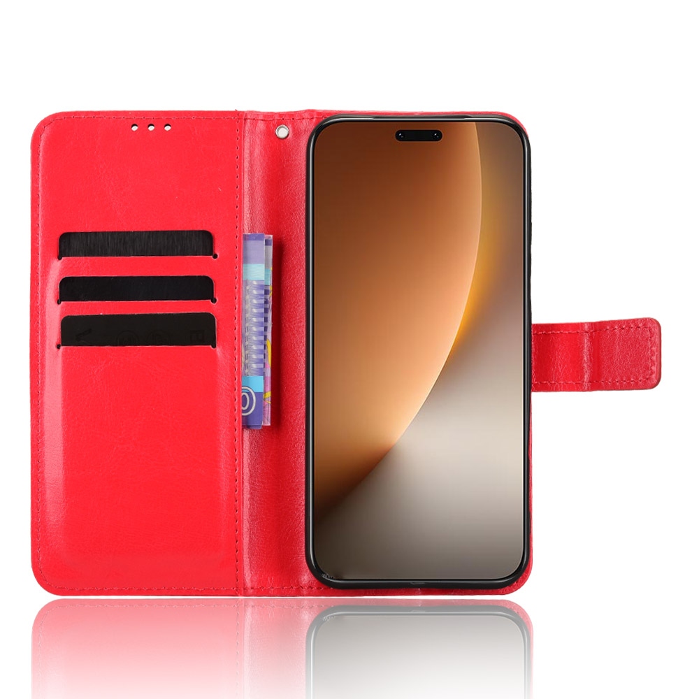 Crazy knižkové puzdro na Honor Magic 8 Pro 5G - červené