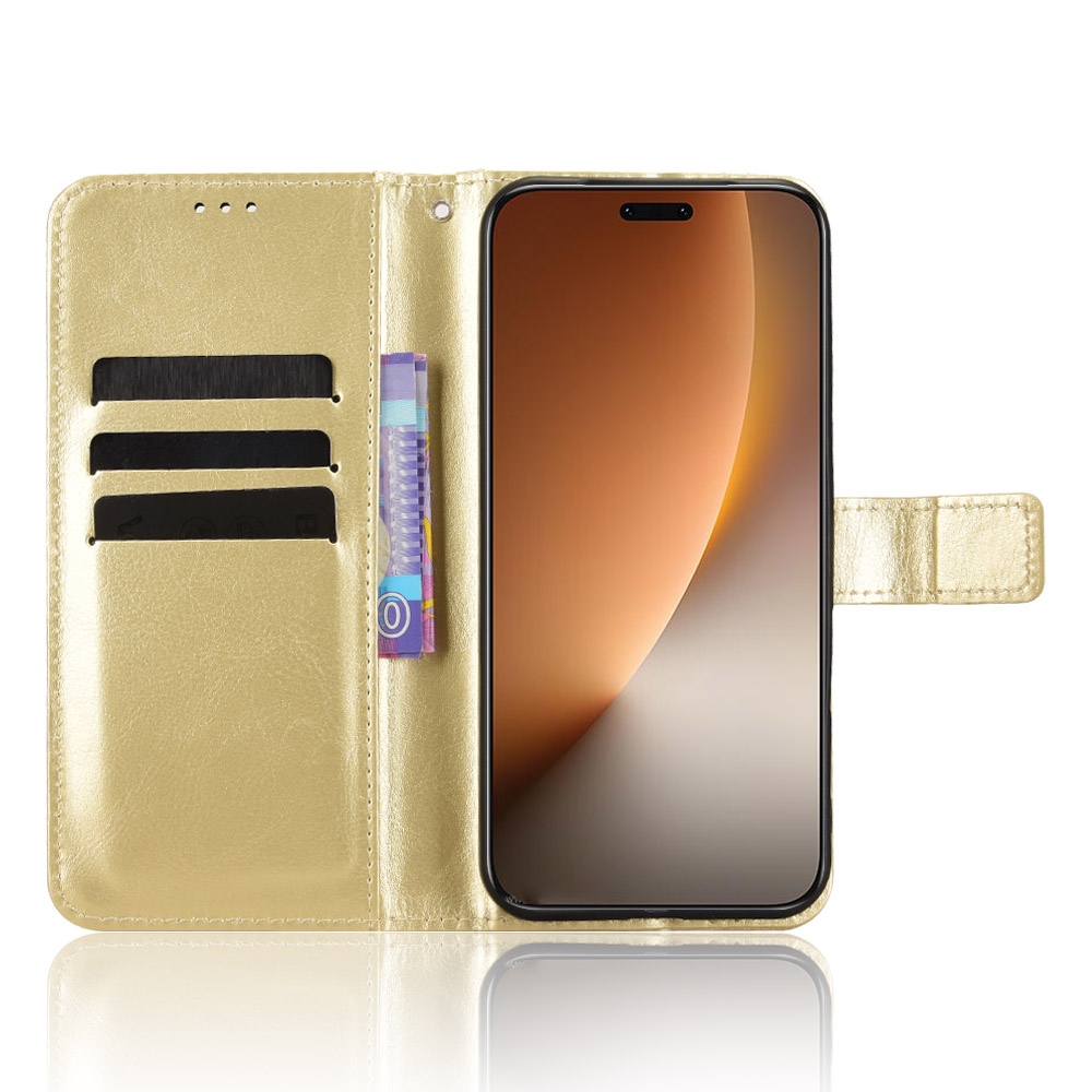 Crazy knižkové puzdro na Honor Magic 8 Pro 5G - zlaté