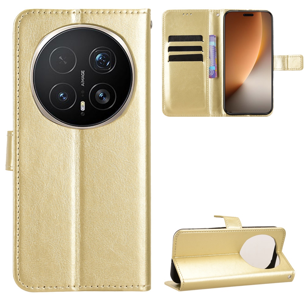 Crazy knižkové puzdro na Honor Magic 8 Pro 5G - zlaté