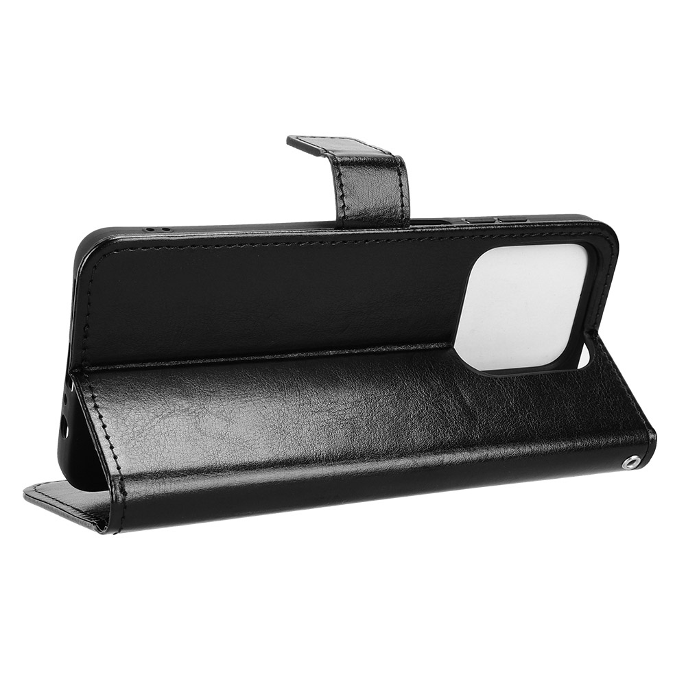 Crazy knižkové puzdro na Honor X5c Plus - čierne