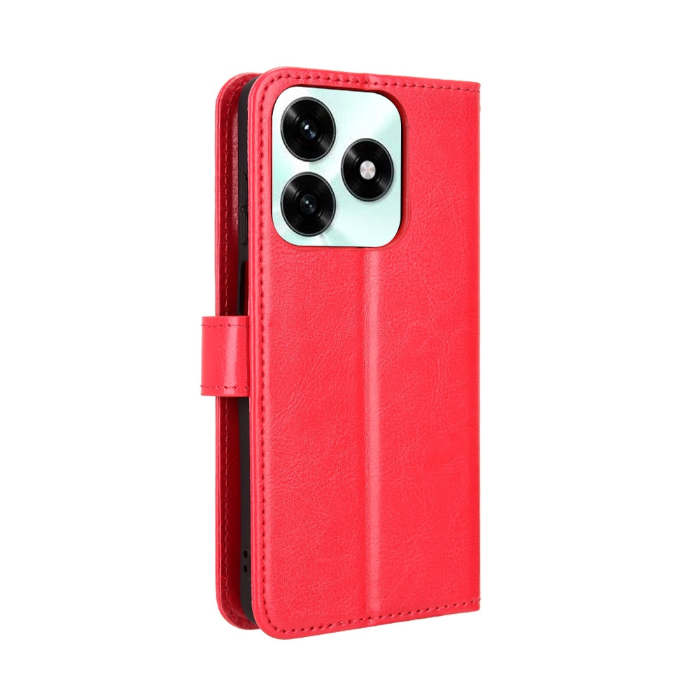 Crazy knižkové puzdro na Honor X5c Plus - červené