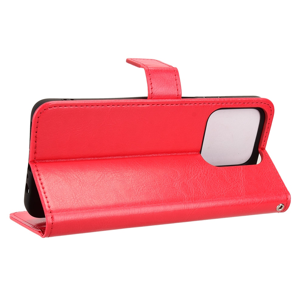 Crazy knižkové puzdro na Honor X5c Plus - červené