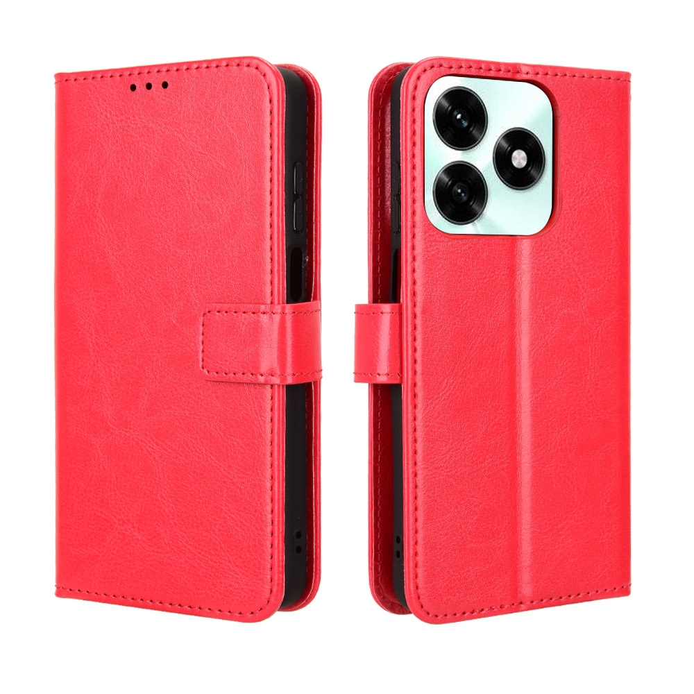 Crazy knižkové puzdro na Honor X5c Plus - červené