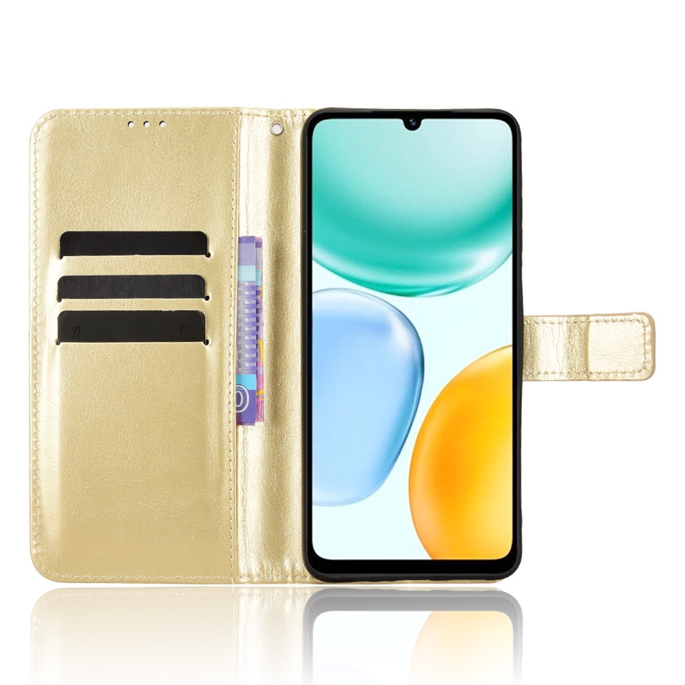 Crazy knižkové puzdro na Honor X5c Plus - zlaté