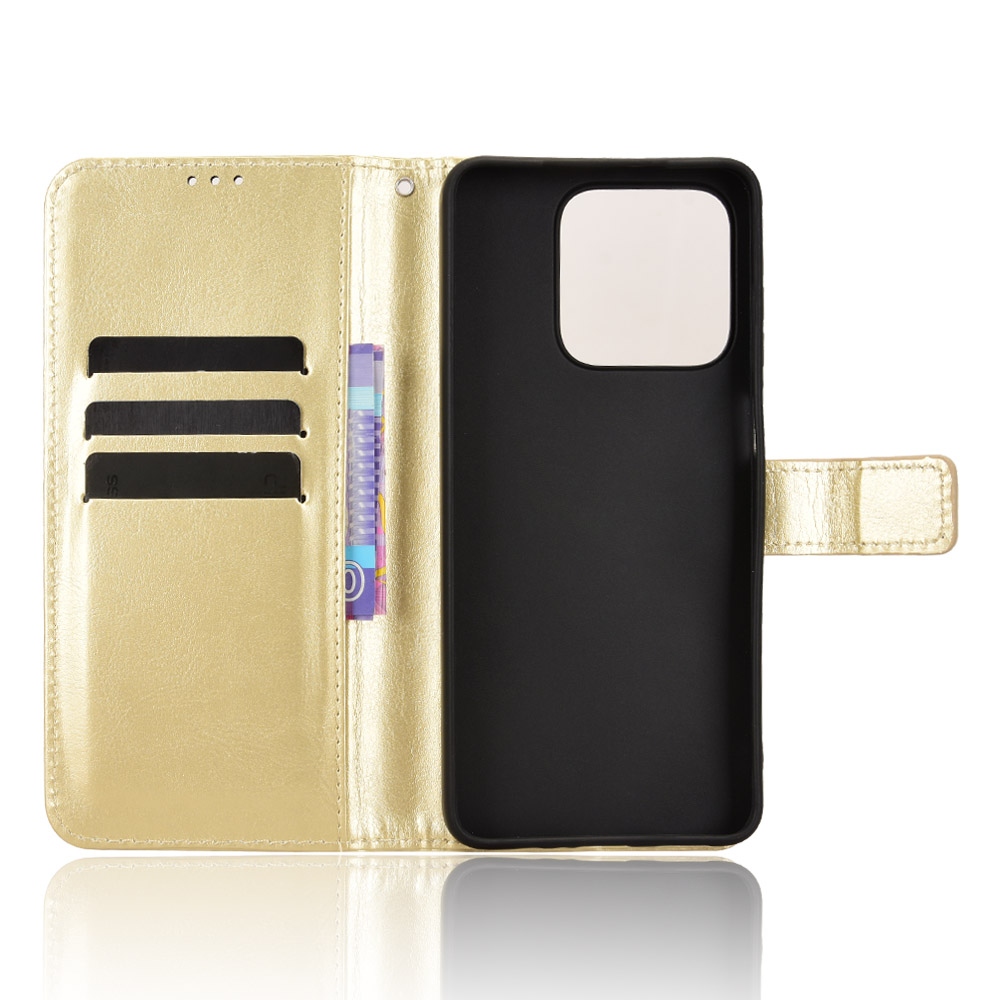 Crazy knižkové puzdro na Honor X5c Plus - zlaté