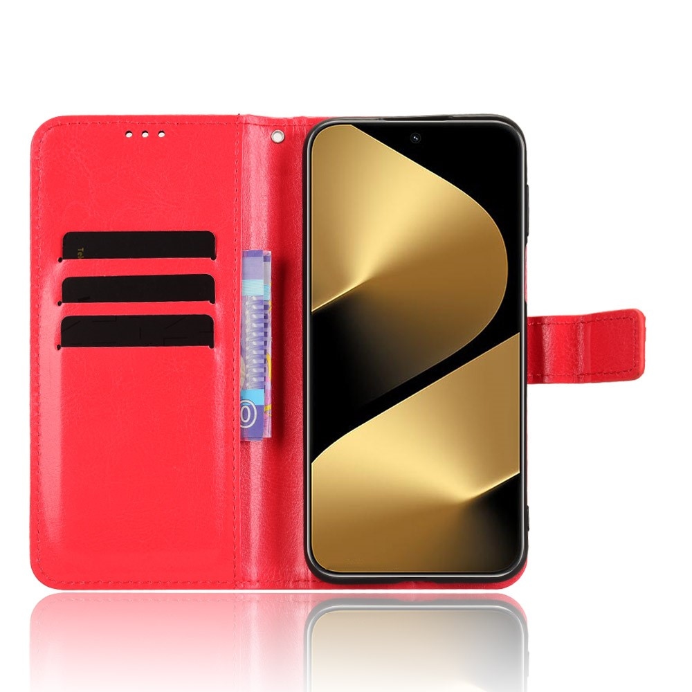 Crazy knižkové puzdro na Huawei Pura 80 Ultra - červené