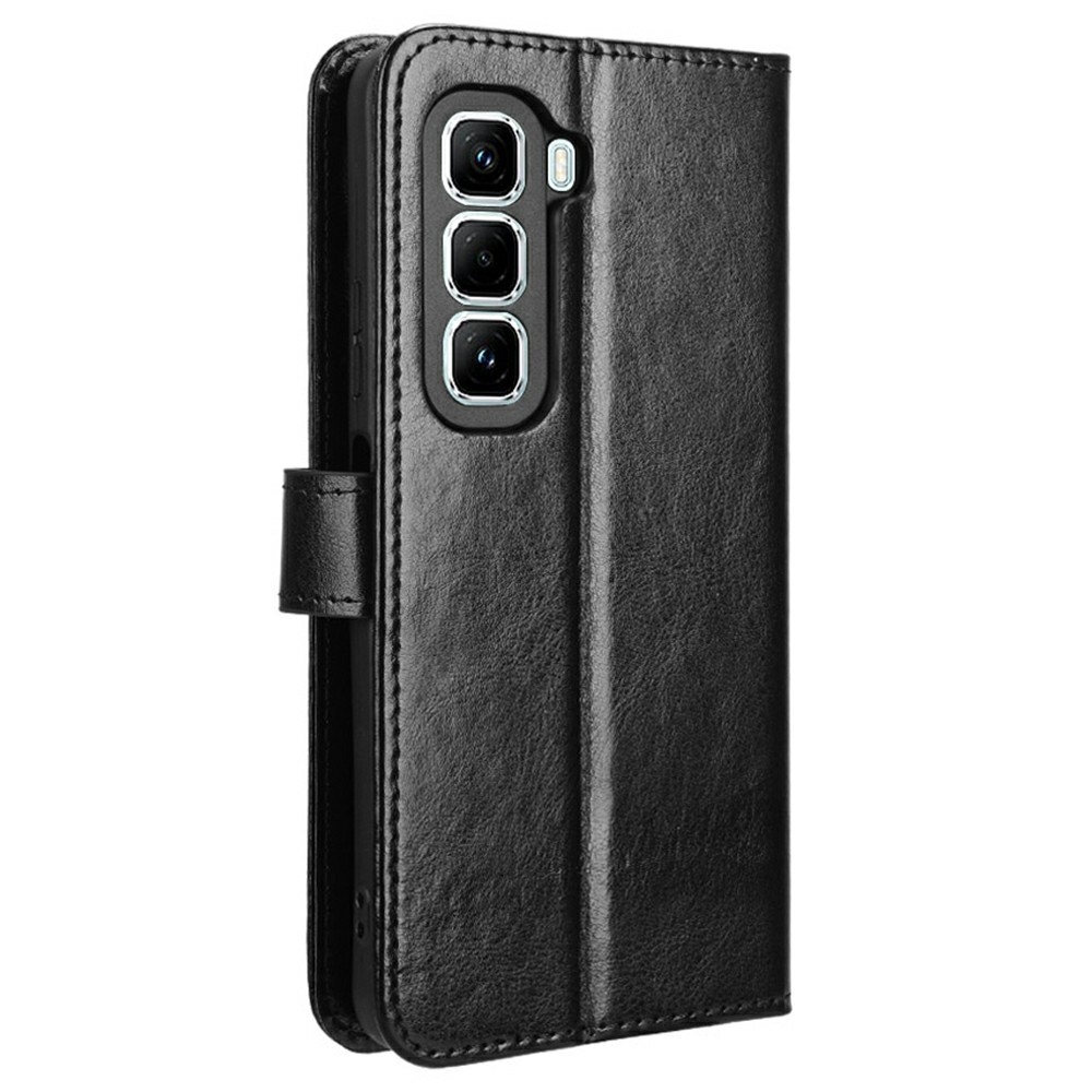 Crazy knižkové púzdro na Infinix Hot 50 Pro - čierne