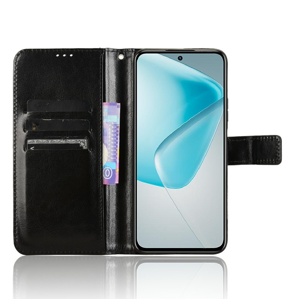 Crazy knižkové púzdro na Infinix Hot 50 Pro - čierne