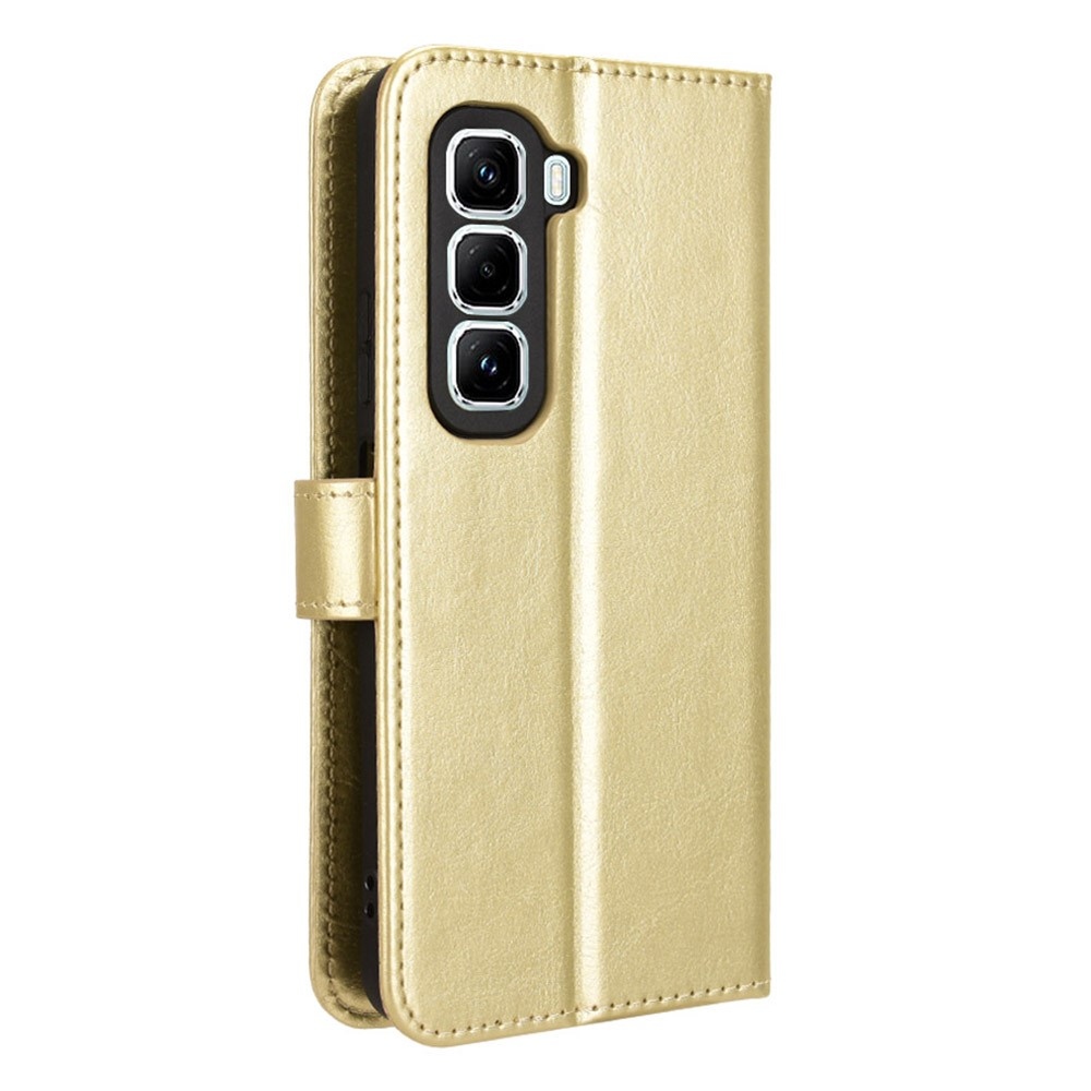 Crazy knižkové púzdro na Infinix Hot 50 Pro+ - zlaté