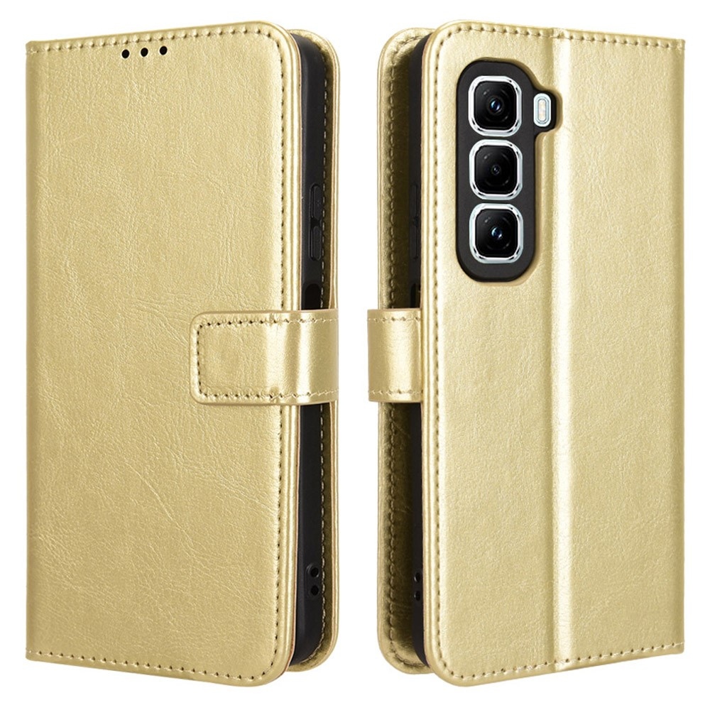 Crazy knižkové púzdro na Infinix Hot 50 Pro+ - zlaté