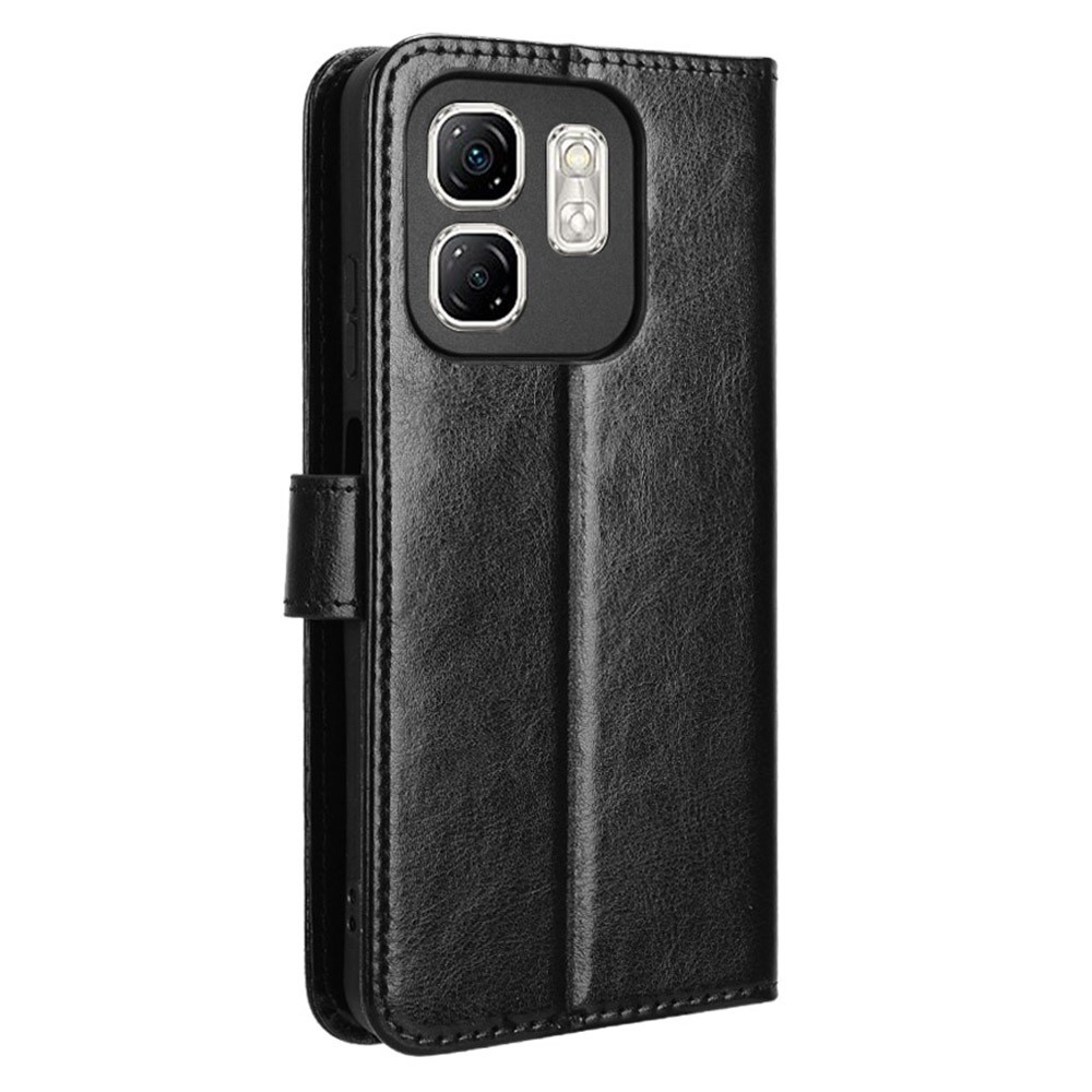 Crazy knižkové púzdro na Infinix Hot 50i/Smart 9 - čierne
