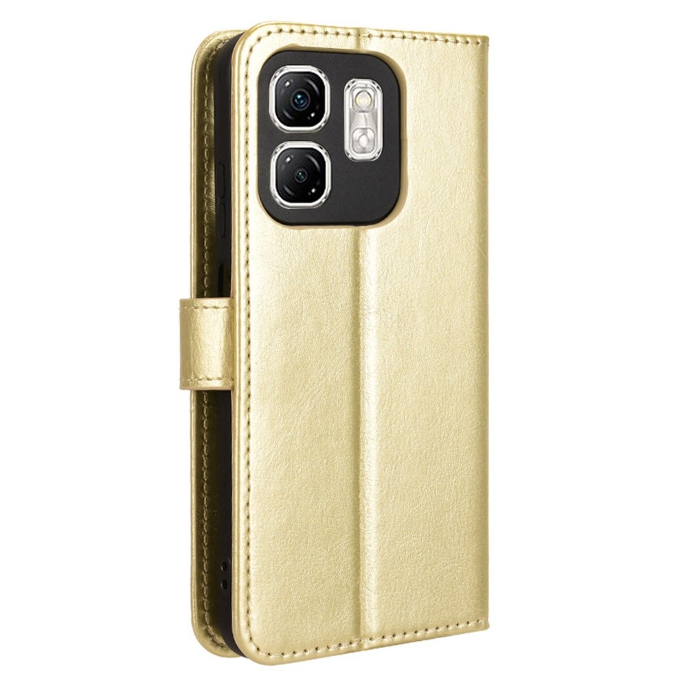 Crazy knižkové púzdro na Infinix Hot 50i/Smart 9 - zlaté