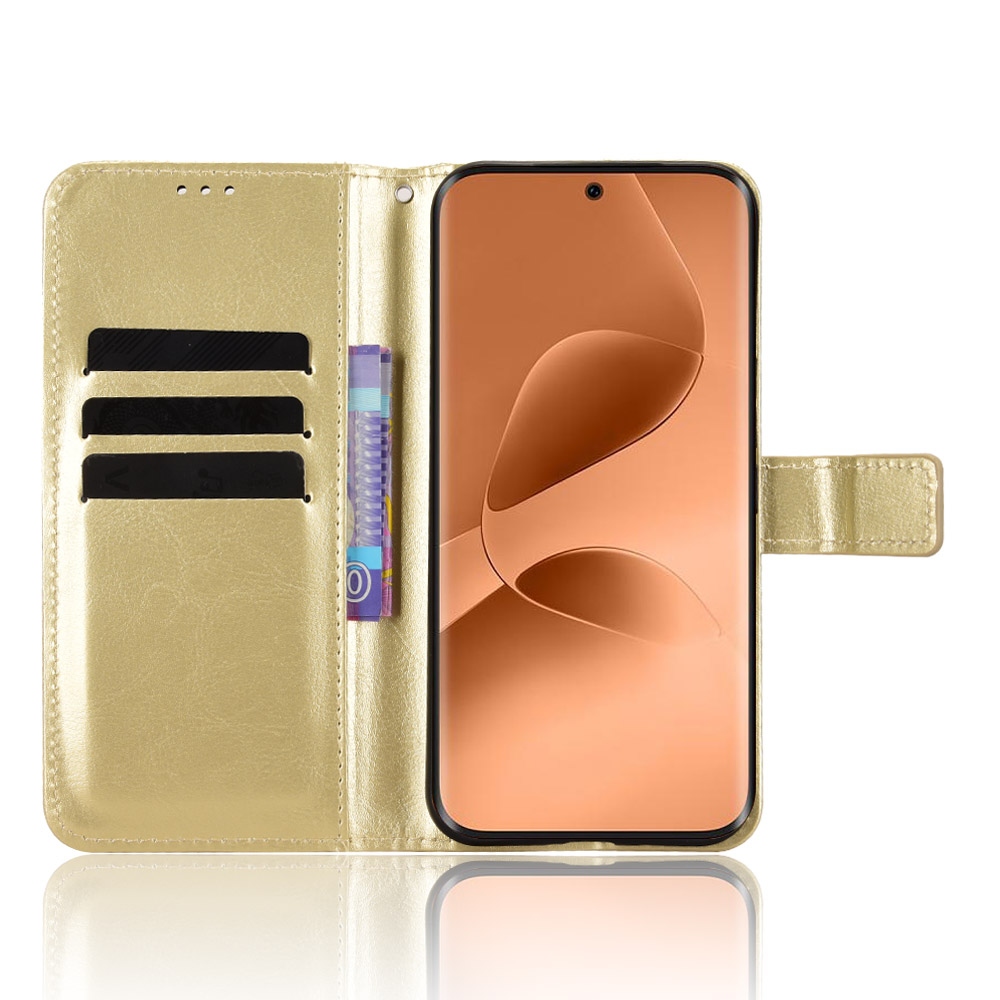 Crazy knižkové púzdro na Infinix Note Edge 5G - zlaté