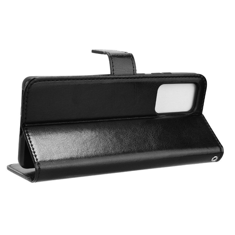 Crazy knižkové púzdro na Motorola Edge 50 Fusion 5G - čierne