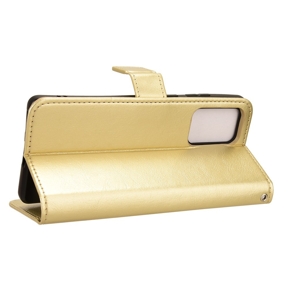 Crazy knižkové púzdro na Motorola Edge 50 Fusion 5G - zlaté