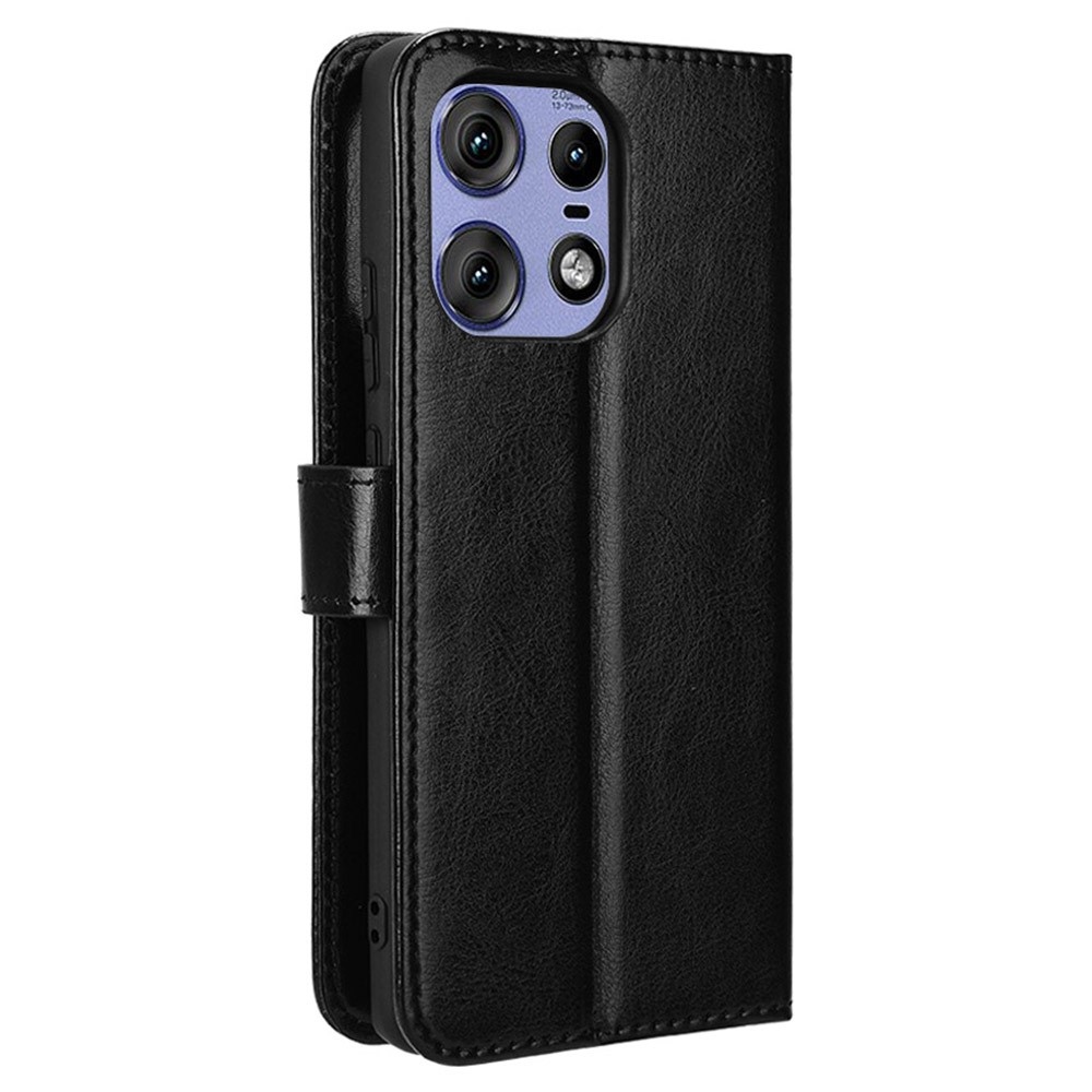 Crazy knižkové púzdro na Motorola Edge 50 Pro 5G - čierne