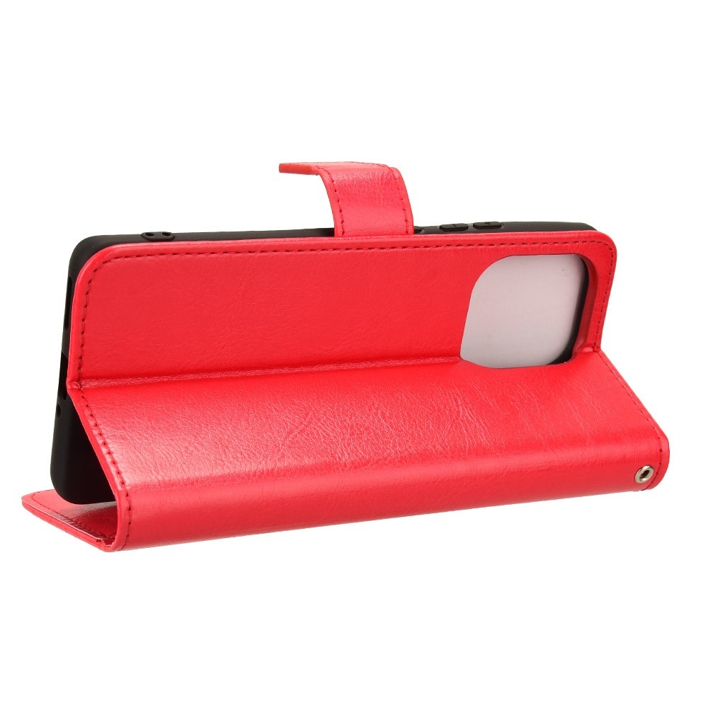 Crazy knižkové púzdro na Motorola Edge 50 Pro 5G - červené