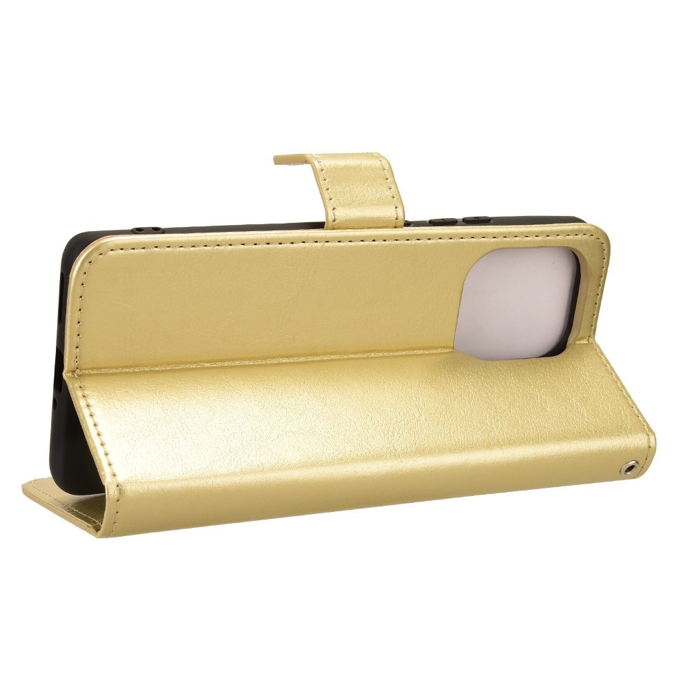 Crazy knižkové púzdro na Motorola Edge 50 Pro 5G - zlaté