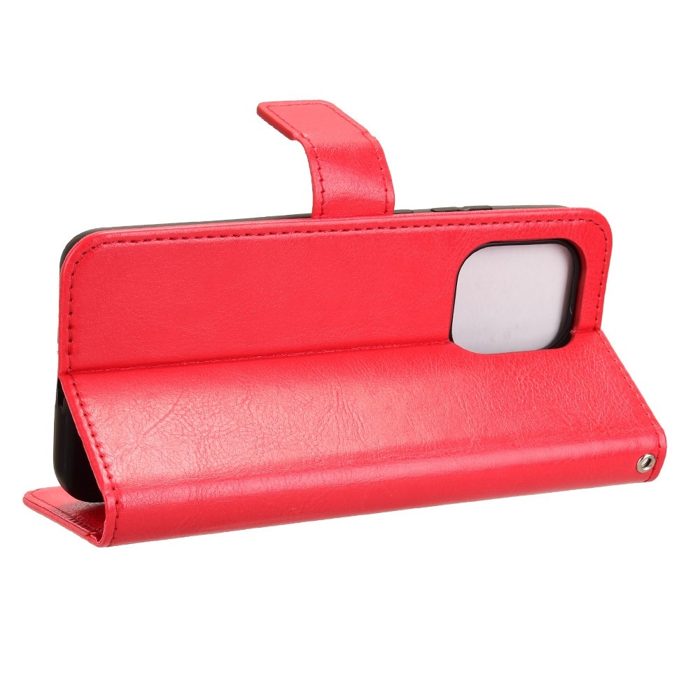 Crazy knižkové púzdro na Motorola Edge 60 Neo 5G/50 Neo 5G - červené