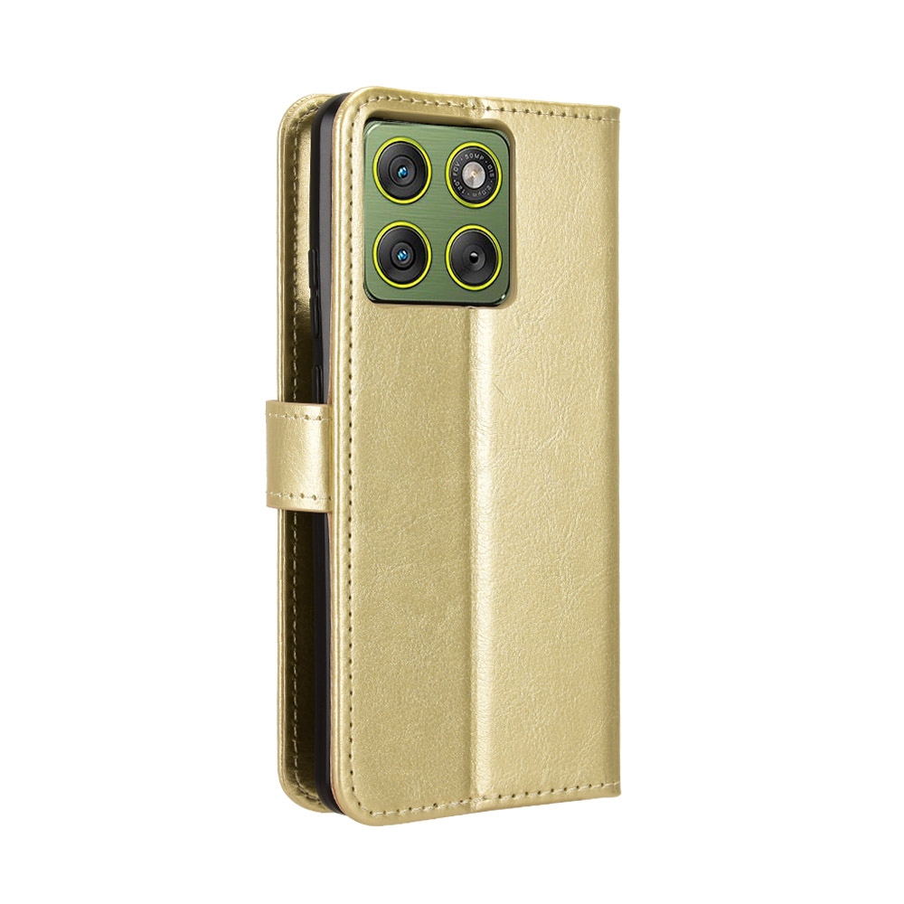 Crazy knižkové púzdro na Motorola Edge 70 5G - zlaté