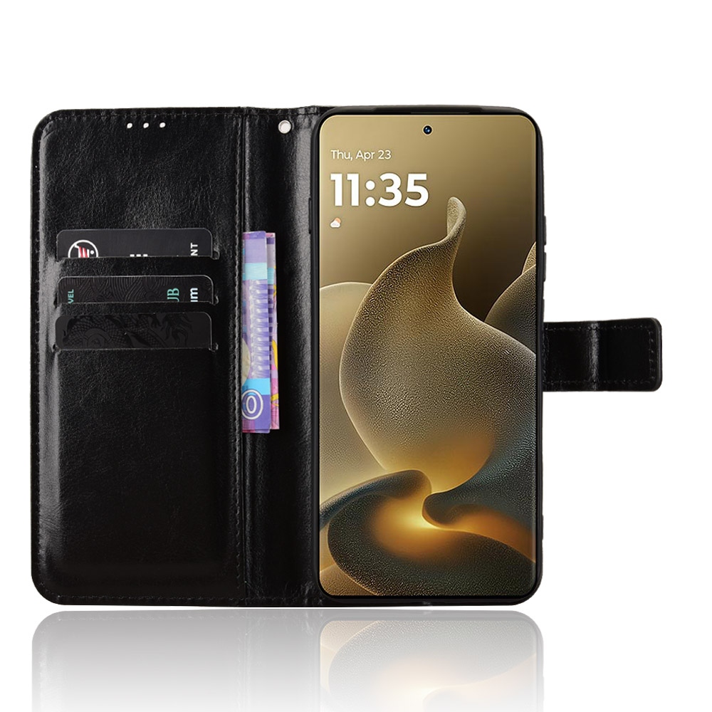 Crazy knižkové púzdro na Motorola Edge 70 Pro 5G - čierne
