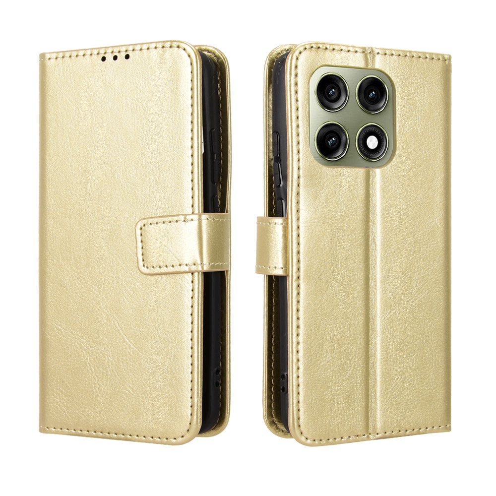 Crazy knižkové púzdro na Motorola Edge 70 Pro 5G - zlaté