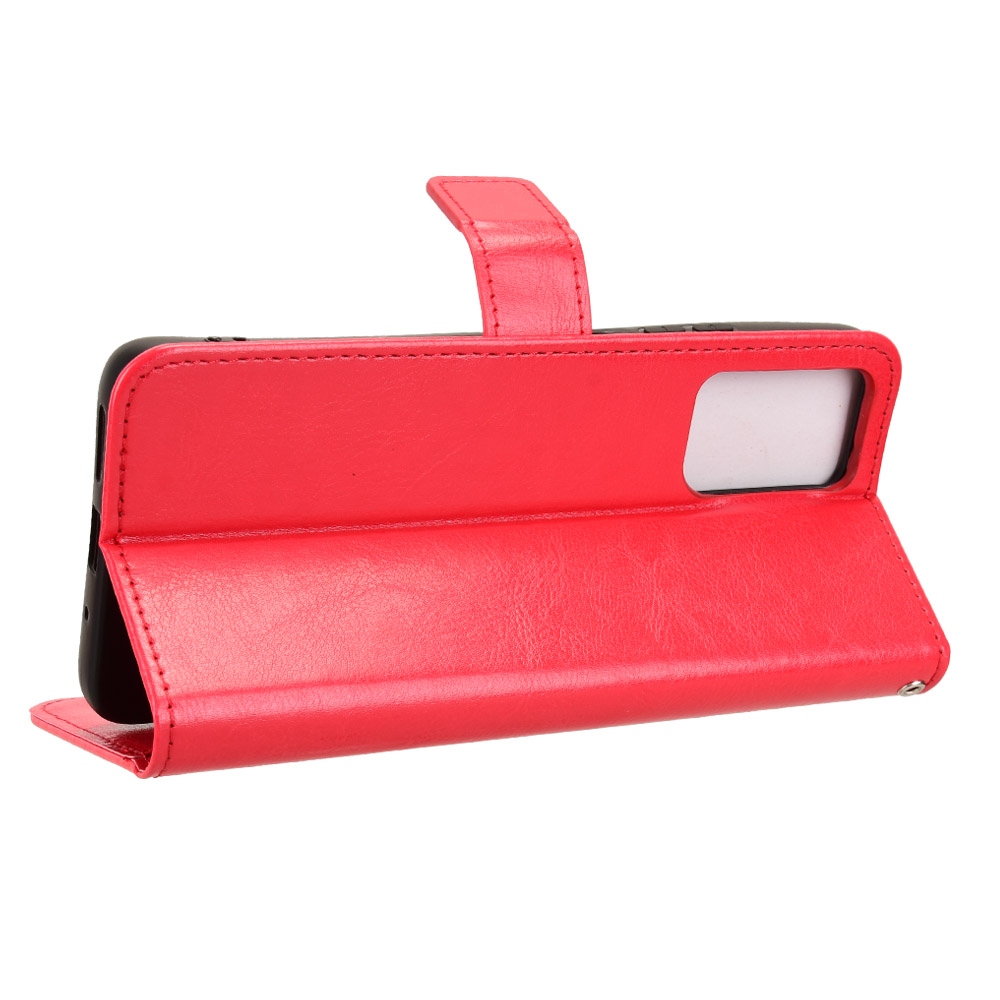 Crazy knižkové púzdro na Motorola Moto G06/G06 Power - červené