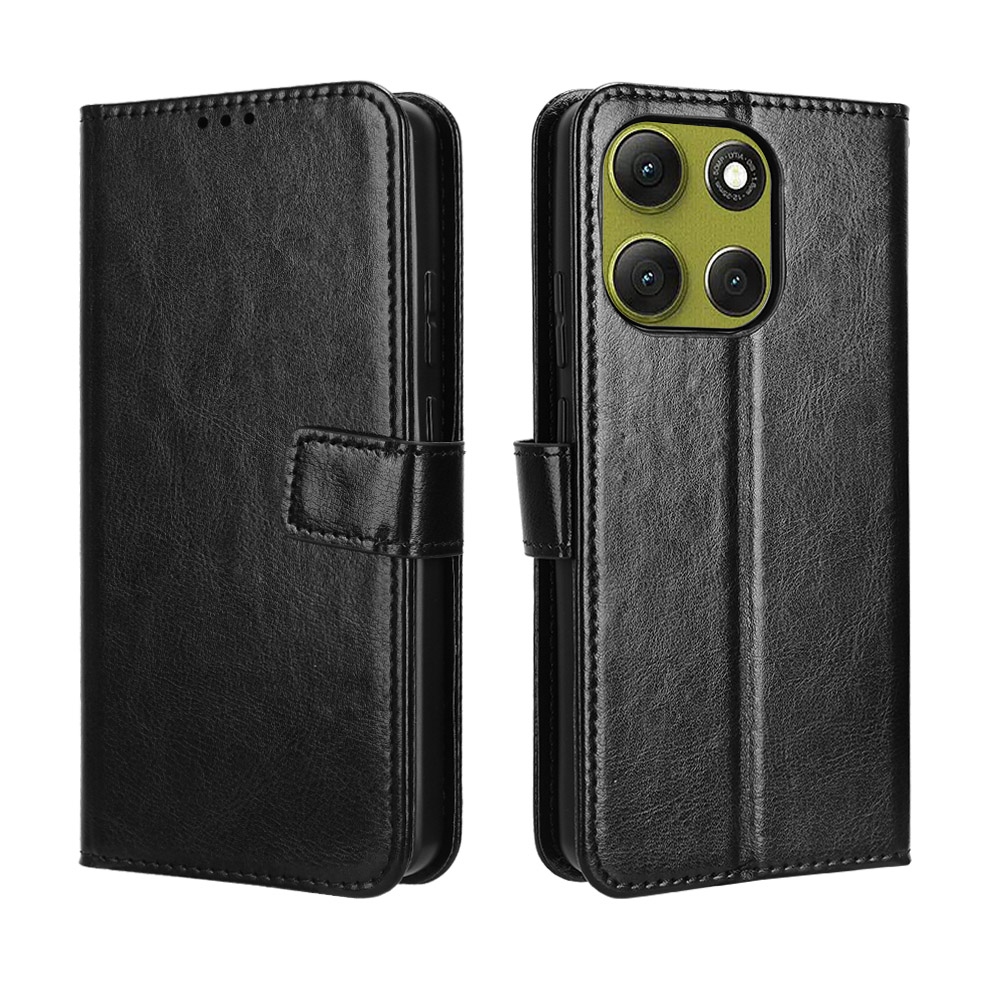 Crazy knižkové púzdro na Motorola Moto G86 Power 5G - čierne