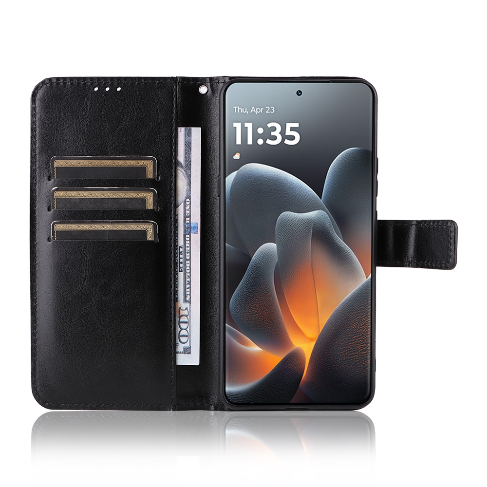 Crazy knižkové púzdro na Motorola Signature 5G - čierne