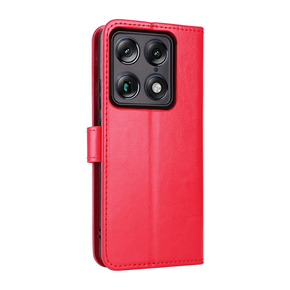 Crazy knižkové púzdro na Motorola Signature 5G - červené