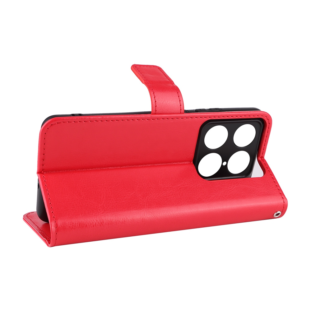 Crazy knižkové púzdro na Motorola Signature 5G - červené