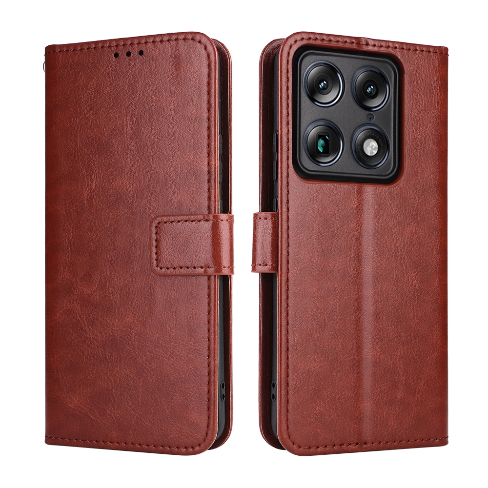 Crazy knižkové púzdro na Motorola Signature 5G - hnedé