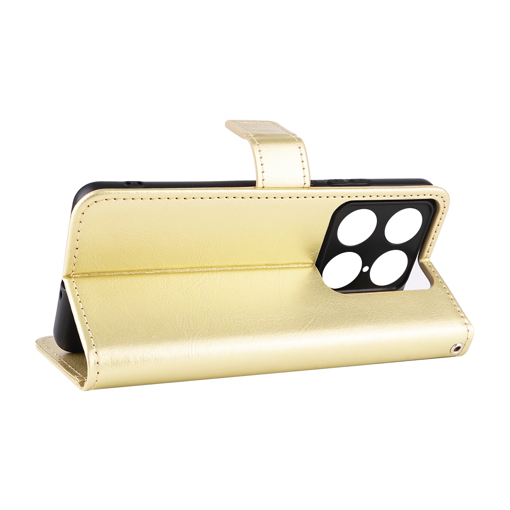 Crazy knižkové púzdro na Motorola Signature 5G - zlaté