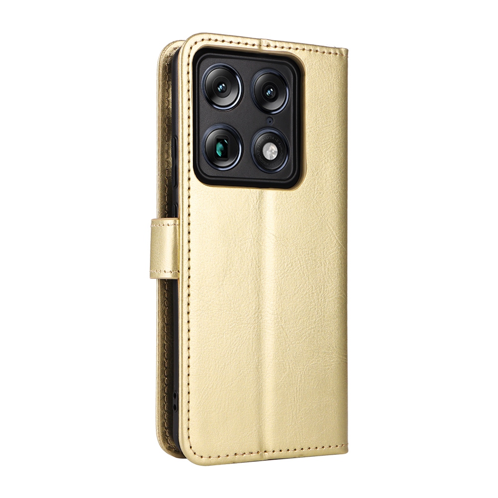 Crazy knižkové púzdro na Motorola Signature 5G - zlaté