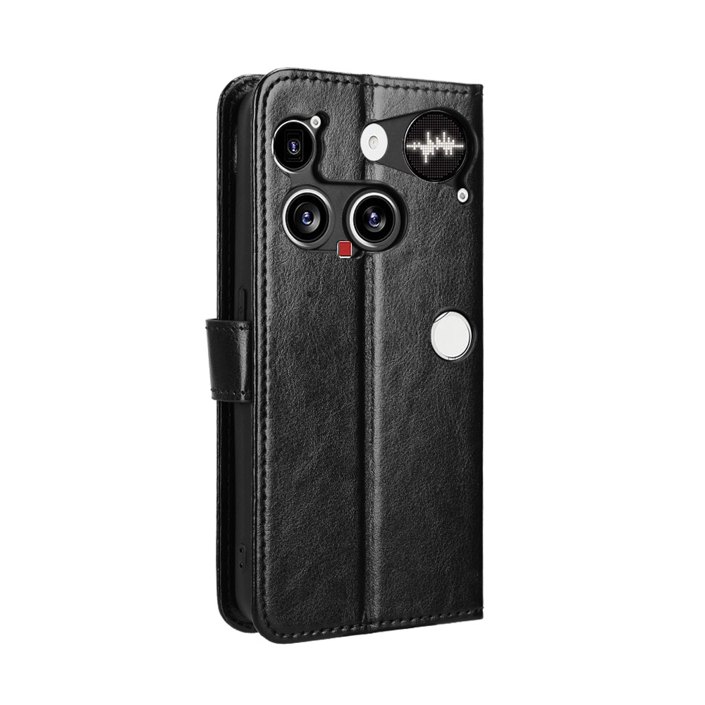 Crazy knižkové púzdro na Nothing Phone (3) 5G - čierne