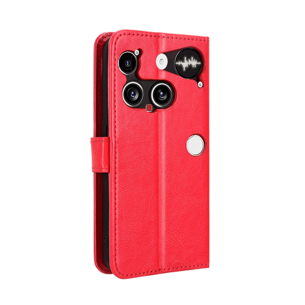 Crazy knižkové púzdro na Nothing Phone (3) 5G - červené