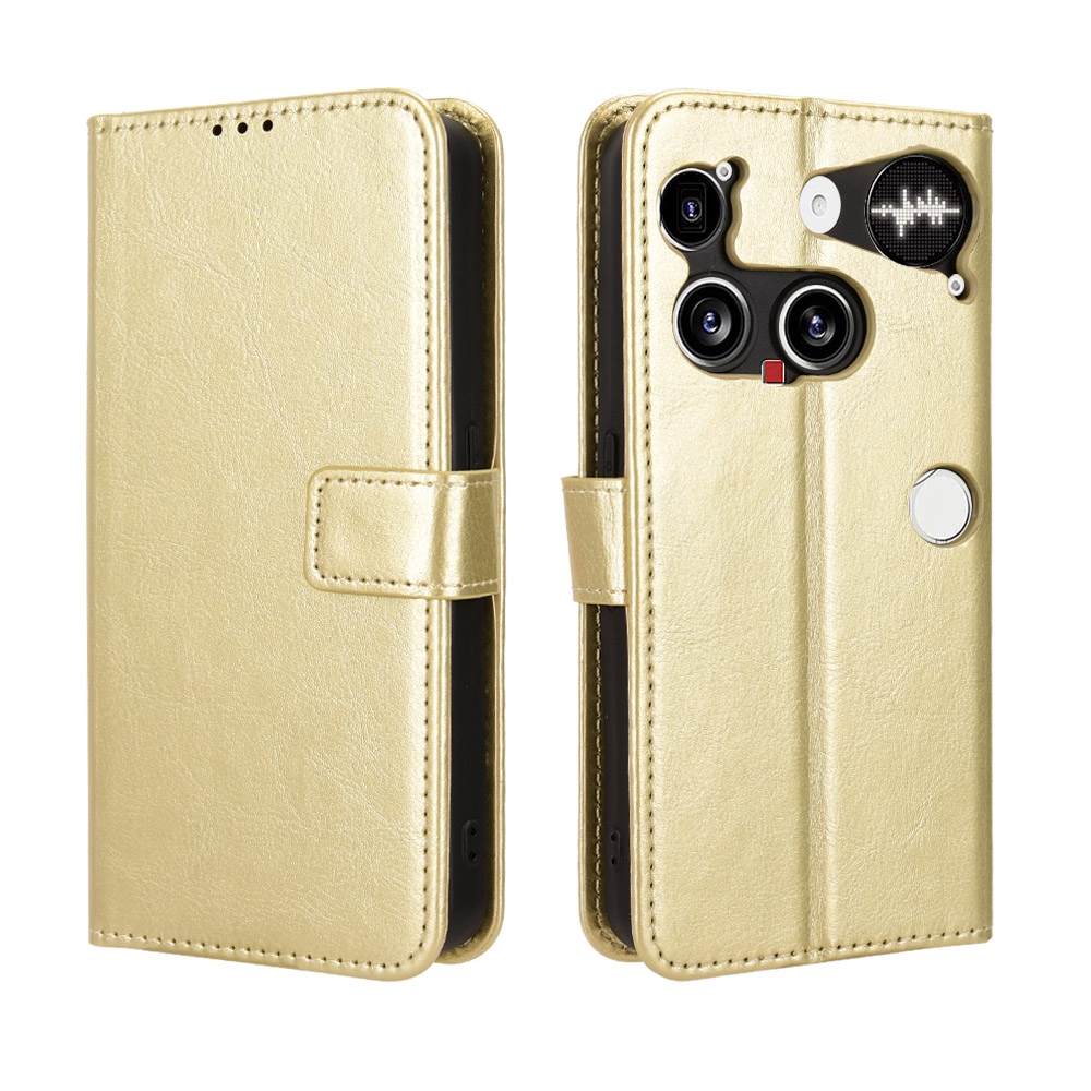 Crazy knižkové puzdro na Nothing Phone (3) 5G - zlaté